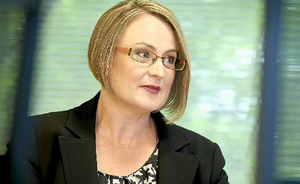 Wheatvale-born solicitor Annette Bradfield at work in her role as Queensland Law Society president. Wheatvale-born solicitor Annette Bradfield at work in her role as Queensland Law Society president.